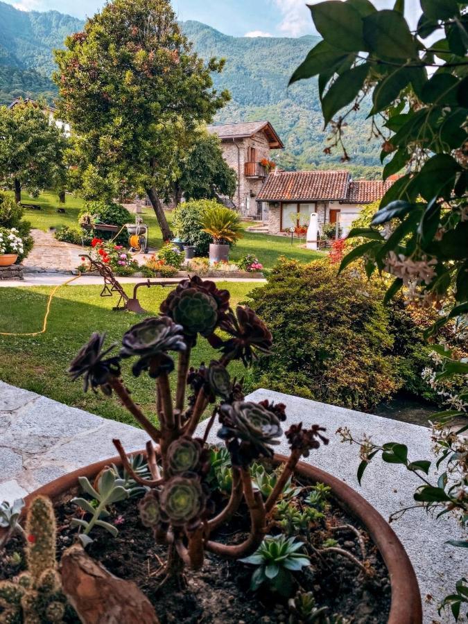 Villa La Volta - Molino Maufet Mühle - Patio on the garden Colico Exterior foto